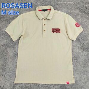 ROSASEN ロサーセン ゴルフウェア ゴルフシャツ ポロシャツ 半袖 メンズ Mサイズ