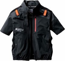 【送料一律300円】 Ｌサイズ　ブラック　半袖　 バートル 空調服　AC2006　2024年モデル【 服のみ】サイドファンモデル　ストレッチ仕様_画像1