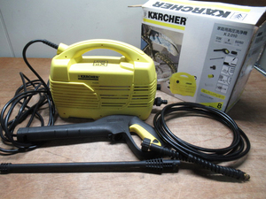 KARCHER ケルヒャー K2.010 高圧洗浄機 洗浄 洗車 通電確認済 管理6M0331H-F3