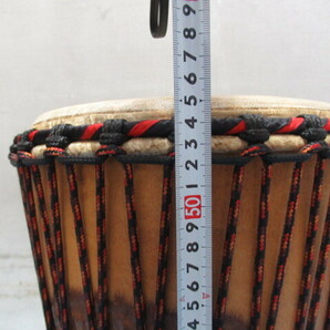 ジャンベ ハイエンドモデル アフリカ製 WASSOULOU PERCUSSIONS 工房製 打楽器 管理6R0402C-H7の画像8