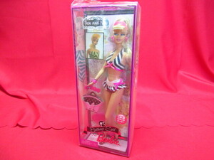 未使用 MATTEL マテル Barbie バービー人形 しましまビキニのバービー Bathing Suit DOLL ドール 管理6NT0411B-C01