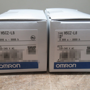 新品未使用品 OMRON オムロン H5CZ-L8D デジタルタイマ 2 個セット 管理6I0416M-B1の画像1