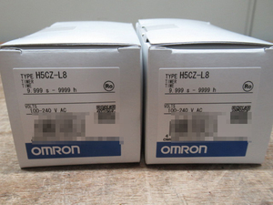 新品未使用品 OMRON オムロン H5CZ-L8D デジタルタイマ 2 個セット 管理6I0416M-B1