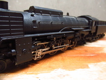 Adachi アダチ JNR D52 戦時型？ HOゲージ 蒸気機関車 鉄道模型 管理6J0426F-R1_画像3