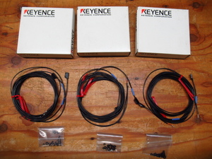 未使用品 KEYENCE キーエンス PS-52 アンプ分離型光電センサ 3個セット 管理6M0426A-B9