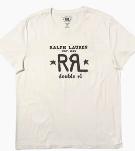 新品未開封！★RRL★LOGO CREWNECK TEE ダブルアールエル グラフィック ロゴ ヴィンテージ Tシャツ M ラルフローレン国内正規品 