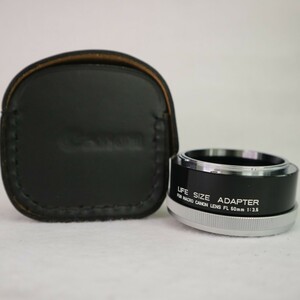 Canon LIFE SIZE ADAPTER キヤノン ライフサイズアダプター FL50mm F3.5 MACRO用 等倍撮影用 中間リング 現状品 ／ 01-00109