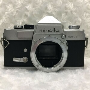 MINOLTA SR-1 ボディ ミノルタ 色：シルバー SRマウント 35mm一眼レフカメラ フィルムカメラ ヴィンテージ ジャンク品 ／ 05-01035