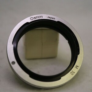 Canon EXTENSION TUBE M10 キヤノン エクステンションチューブ FD・FLレンズ用 中間リング マクロ撮影 アクセサリー 現状品 ／ 03-00320