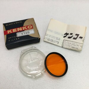 Kenko SO 56.2 φ37.5 YA3 カラーフィルター ケンコー フィルター径 37.5mm オレンジ系 黒枠 現状品 ／ 03-00633