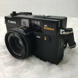 Canon A35 Datelux キヤノン A35 デートルクス レンズシャッター式 フィルムカメラ ストロボ内蔵 ストラップ付 ジャンク品 ／ 05-00984