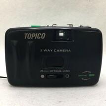 TOPICO トピコ 2WAY CAMERA 35mmフィルム コンパクトカメラ パノラマ写真 固定フォーカス ストラップ付 ジャンク品 ／ 04-00845_画像1