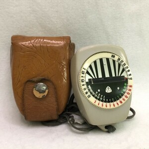 MEOPTAme OP tase Len light system light meter 1950 period Czech s donkey Kia made rare goods photographing tool leather made case * with strap present condition goods | 02-00254