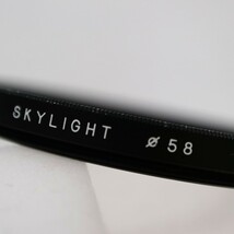 Kenko SKYLIGHT φ58 ケンコー 58mm径 ねじ込み式 スカイライトフィルター ピンク系 紫外線カット レンズ保護 現状品 ／ 04-00822_画像4