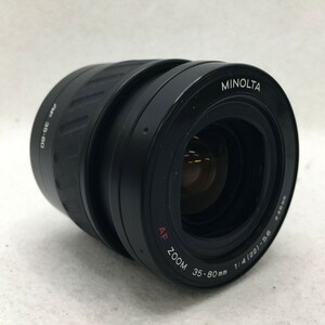 MINOLTA AF ZOOM 35-80mm f4-5.6 ミノルタ フィルター径：46mm ミノルタAマウント 標準ズームレンズ レンズバリア付 現状品 ／ 05-00889