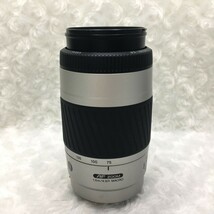 MINOLTA AF ZOOM 75-300m f4.5-5.6 ミノルタ Aマウント 色：シルバー フィルター径：55mm 望遠ズームレンズ フード付 現状品 ／ 05-01041_画像2