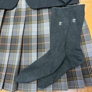 2 9 コスプレ衣装 冬 制服 上下セット ブレザー リボン付き ブラウス 冬スカート 夏スカート セーター スポーツシャツ 帝京大学可児 指定品の画像10