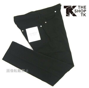 新品 春夏 タケオキクチ THE SHOP TK　ストレッチツイル スキニーパンツ　L　黒 ブラック　チノパン