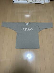 新品 希少 STANDARD スタンダート LAPEN 七分袖 グレー 霜降り XL Tシャツ チャンピオン