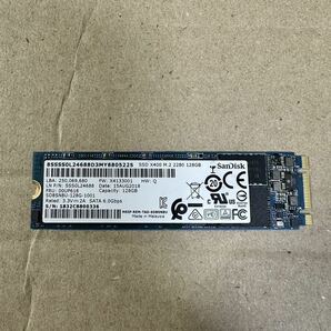 ★中古動作品/SanDisk X400 SSD 128G SATA 6.0Gbps M.2 SATA 2280SSD★の画像1