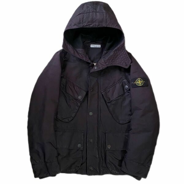 ストーンアイランド STONE ISLAND ミリタリー ジャケット David 2009年 ポケット ファティーグ フード付