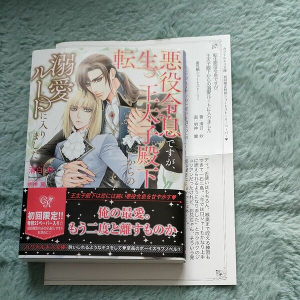 ＢＬ小説　転生悪役令息ですが、王太子殿下からの溺愛ルートに入りました明神翼 / 清白妙