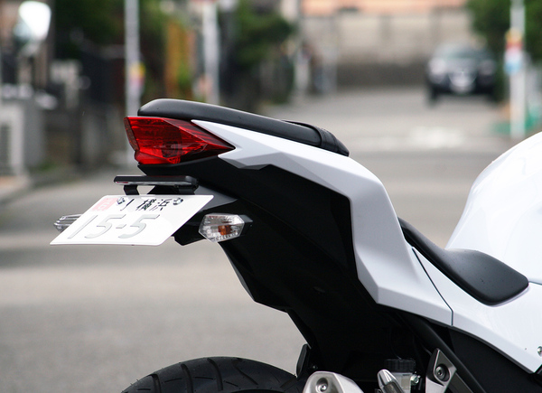 新品('13～'17) NINJA250 / Z250 LEDフェンダーレス BK Ver. 送料無料