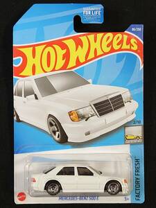 ★ホットウィール★国内販売なし DOLLAR GENERAL MERCEDES-BENZ 500 E メルセデス ベンツ 500E 白 ダラージェネラル HW HotWheels しわA 