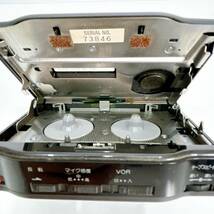 １円スタート ジャンク品 SONY カセットレコーダー TCM-77 保護フィルムあり 通電 確認済み 部品どり ソニー オーディオ _画像10