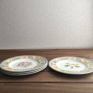 即決★WEDGWOOD HOMEウェッジウッドGARDENMAZEガーデンメイズ プレート4枚セット21センチ【同梱おまとめ不可※指定日配送不可】の画像3