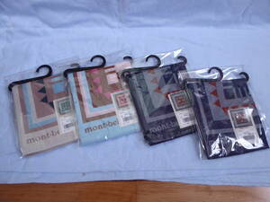  unused goods [ Mont Bell ] bandana 3 color *4 pieces set 