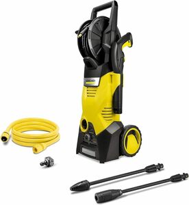 ケルヒャー(Karcher) 高圧洗浄機 K3ホースリール パワフル 持ち運びタイヤ 簡単接続 付属品充実 ハイパワーなノズル 洗