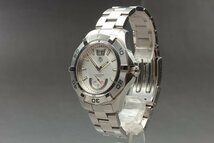 【ほぼ新品・箱付き】TAG HEUER Aquaracer WAF1011　白文字盤 メンズ ダイバーズ_画像4