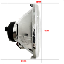 汎用 丸型 丸灯 丸 クリスタルスモーク ヘッドライト + T10 LEDバルブ 5630 CANBUS 白 12V 2個+ H4 12V - 24V 35W 6000K LEDバルブ_画像3