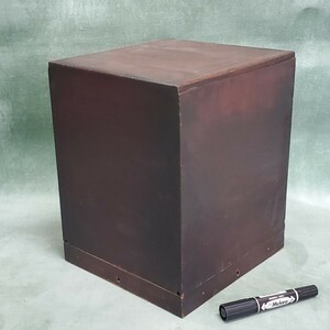  antique old storage box tree box inside size width 23/21.5cm height 23cm( search valuable goods work of art storage storage box empty box collection . box censer tea utensils st/1205