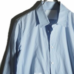 A1505f6 ▼AP STUDIO エーピーストゥディオ▼ レギュラーシャツ ブルー / 長袖 コットン ブラウス レディース ドレスシャツ 青 春夏の画像2
