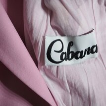 C2026H3　▼Cabana カバナ▼　20SS サマーウール ダブルブレスト ジャケット ピンク 36 / ダブルジャケット サマージャケット 春夏_画像6