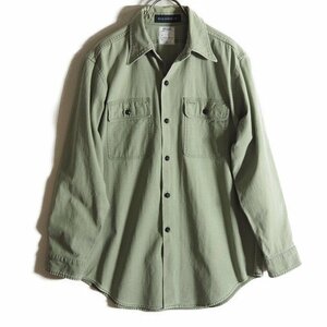 C1334f12　▼MADISONBLUE マディソンブルー▼　HAMPTON BACK SATIN SHIRT ハンプトン バックサテンシャツ カーキ 00 / シーズンレス