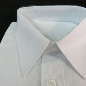 C2 L ワイシャツ メンズ 長袖 ホワイト 白 2枚 セット L サイズ 41 82 形態安定 新品 綿混 レギュラー ビジネス まとめて リーズナブルの画像3