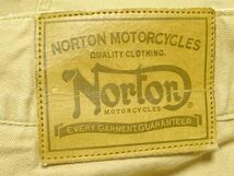 ★Norton★ロゴ刺繍入りショートパンツS/79cmベージュノートンハーフパンツショーツメンズ短パンズボン_画像4