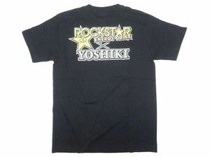 ★レア!!新品♪X JAPAN YOSHIKI ROCKST☆R★TシャツM/エックスジャパンヨシキロックスターSUPER GTグッズフォーミュラNSX童夢