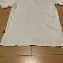 AVIREX ヘンリーネック 半袖 Tシャツ 白 Lサイズ 綿95% ポリウレタン5% 上野商会 6143504 (240422)_画像6