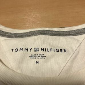 国内正規品 トミーヒルフィガー 半袖 Tシャツ 白 Mサイズ 綿100% TOMMY HILFIGER (240427)の画像4