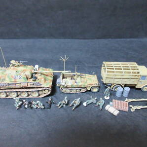 1/144完成品 パンターG(初期型) & Sd.kfz.250/3(NEU) & ルノー軍用トラック & 7.5cmPak40 1944年西部戦線の画像8