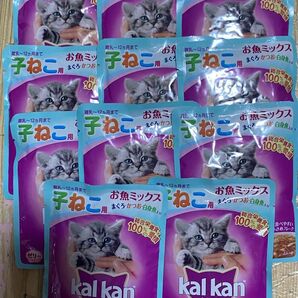 カルカン 子猫用 お魚ミックス 11袋 パウチ