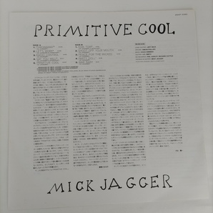 送料無料 国内盤 プリミティヴクール ミック・ジャガー LP レコード ロック ローリングストーンズ ヴォーカル ソロアルバム PRIMITIV COOLの画像3