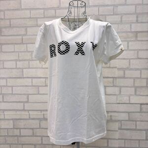 新品 タグ付き ROXY 半袖 Tシャツ 白 ホワイト ロゴ 綿100% M レディース 定価:3,200円 ロキシー