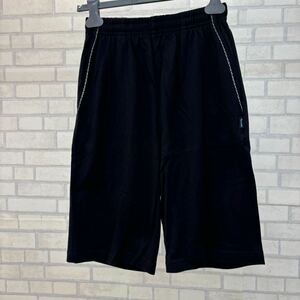 新品 タグ付き アクアスキュータム ハーフパンツ 黒 ブラック 綿100% M パジャマ