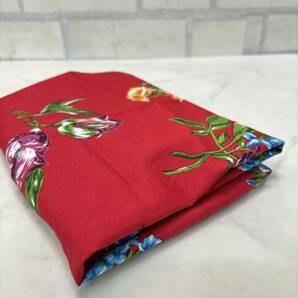 新品 未使用 日本製 ケンゾー ピローケース 枕カバー 赤 レッド 花柄 綿100% KENZO 西川産業の画像5