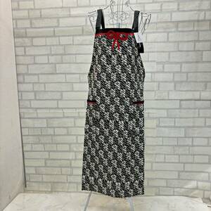  new goods Sonia Rykiel apron rear .. black black cotton 100% lady's 